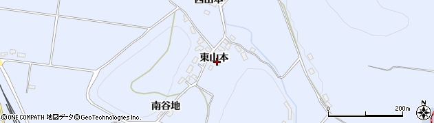 秋田県仙北郡美郷町飯詰東山本72周辺の地図