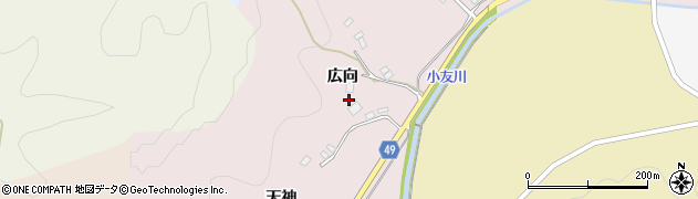 秋田県由利本荘市館前周辺の地図