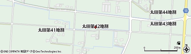 岩手県花巻市太田第４２地割周辺の地図