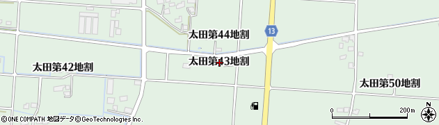 岩手県花巻市太田第４３地割周辺の地図