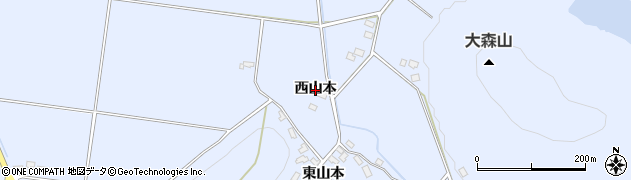 秋田県美郷町（仙北郡）飯詰（西山本）周辺の地図