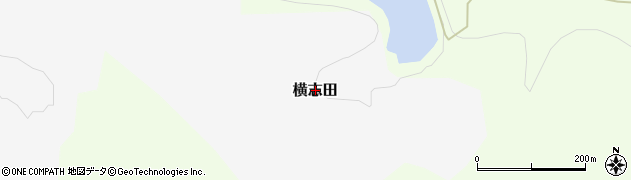 岩手県花巻市横志田周辺の地図