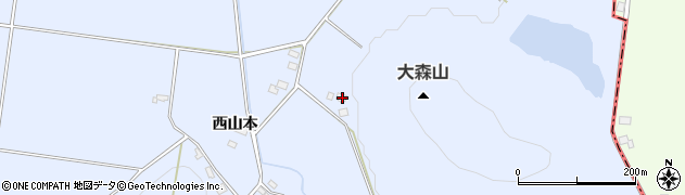 秋田県仙北郡美郷町飯詰東山本3周辺の地図
