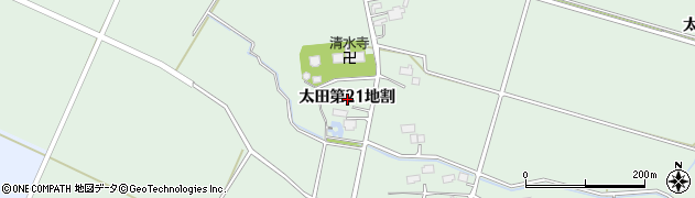 岩手県花巻市太田第２１地割周辺の地図