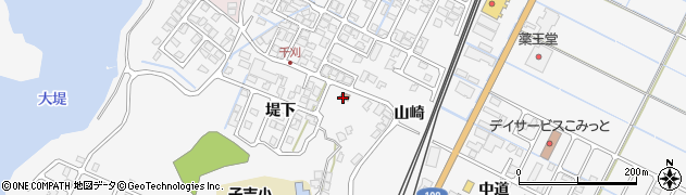 子吉郵便局周辺の地図