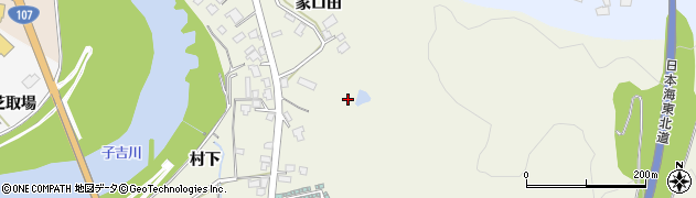 秋田県由利本荘市二十六木周辺の地図