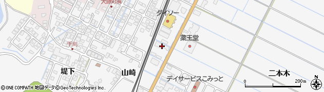 秋田県由利本荘市薬師堂谷地14周辺の地図