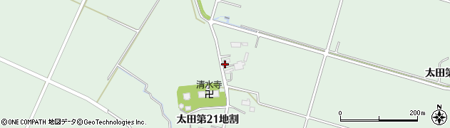 岩手県花巻市太田第２１地割1周辺の地図