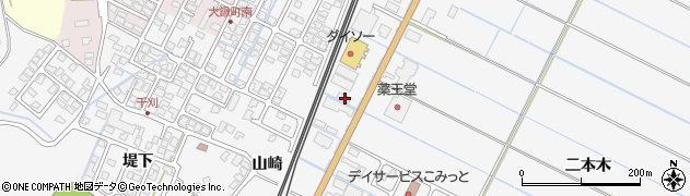 秋田県由利本荘市薬師堂谷地40周辺の地図