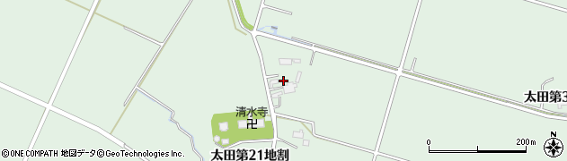 岩手県花巻市太田第２１地割73周辺の地図