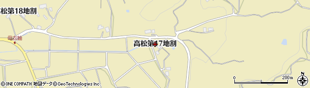岩手県花巻市高松（第１７地割）周辺の地図