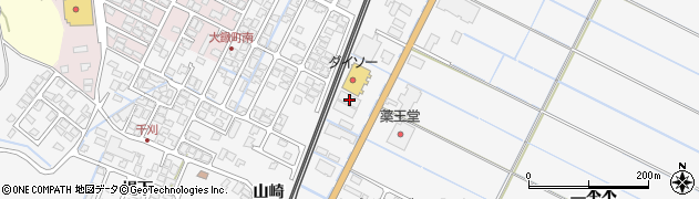秋田県由利本荘市薬師堂谷地41周辺の地図