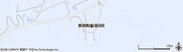 岩手県花巻市東和町安俵（８区）周辺の地図