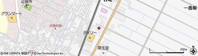 秋田県由利本荘市薬師堂谷地91周辺の地図