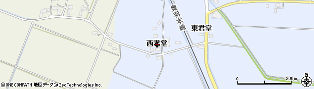 秋田県美郷町（仙北郡）飯詰（西君堂）周辺の地図