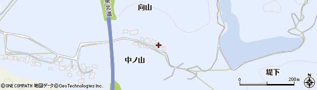 秋田県由利本荘市大中ノ沢中ノ山25周辺の地図