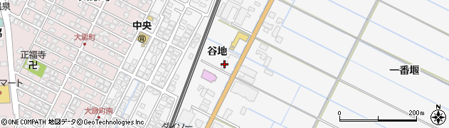 秋田県由利本荘市薬師堂谷地177周辺の地図