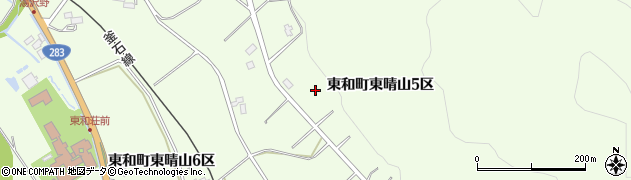 岩手県花巻市東和町東晴山（５区）周辺の地図