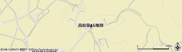 岩手県花巻市高松第１６地割周辺の地図