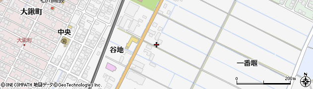 秋田県由利本荘市薬師堂谷地227周辺の地図