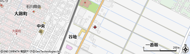 秋田県由利本荘市薬師堂谷地228周辺の地図