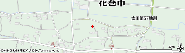 岩手県花巻市太田（第５７地割）周辺の地図