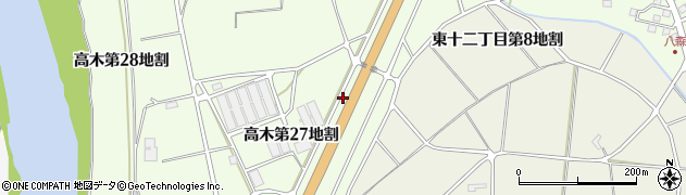 岩手県花巻市高木（第２７地割）周辺の地図
