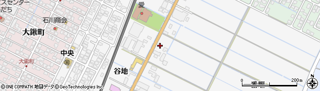 秋田県由利本荘市薬師堂谷地258周辺の地図