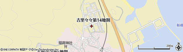 岩手県大槌町（上閉伊郡）吉里々々（第４地割）周辺の地図