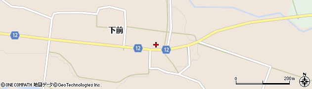 岩手県和賀郡西和賀町下前１１地割37周辺の地図