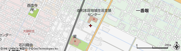 秋田県由利本荘市薬師堂谷地353周辺の地図