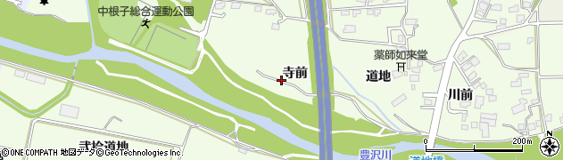 岩手県花巻市中根子寺前周辺の地図