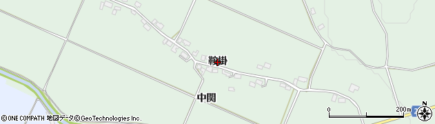 秋田県美郷町（仙北郡）金沢（鞍掛）周辺の地図