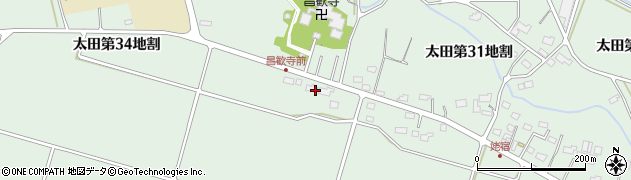 岩手県花巻市太田第３３地割170周辺の地図