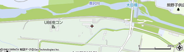岩手県花巻市太田第５８地割周辺の地図