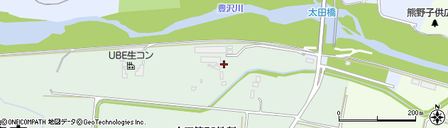 岩手県花巻市太田（第５８地割）周辺の地図