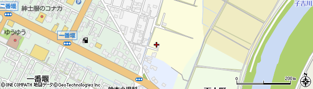 秋田県由利本荘市出戸上野周辺の地図