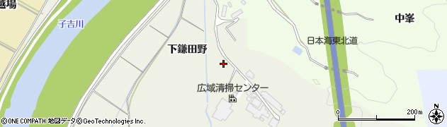 秋田県由利本荘市二十六木下鎌田野周辺の地図
