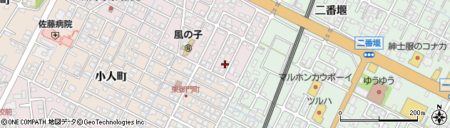 秋田県由利本荘市御門21周辺の地図