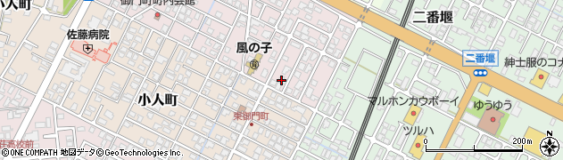 秋田県由利本荘市御門37周辺の地図
