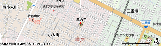 秋田県由利本荘市御門101周辺の地図