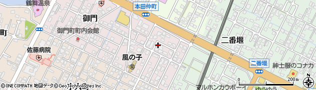 秋田県由利本荘市御門39周辺の地図