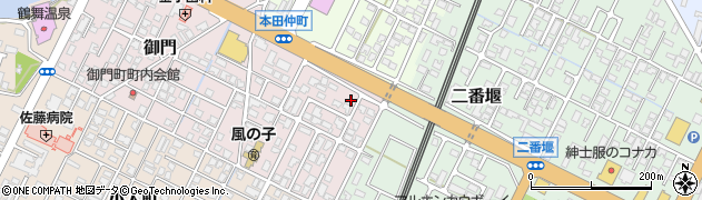 秋田県由利本荘市御門24周辺の地図