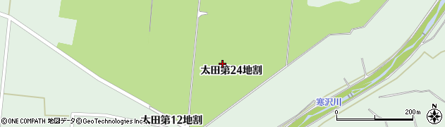 岩手県花巻市太田（第２４地割）周辺の地図