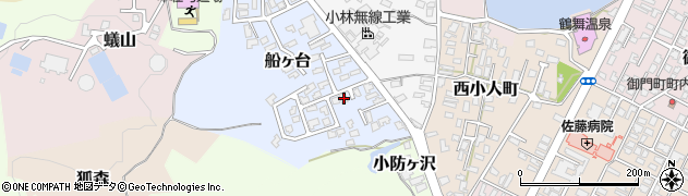 秋田県由利本荘市船ヶ台14周辺の地図