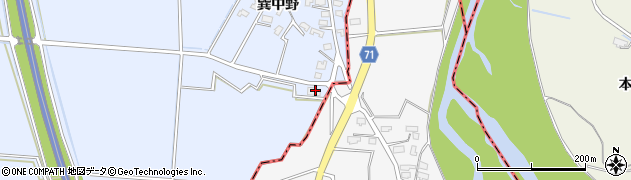 秋田県大仙市角間川町巽中野137周辺の地図