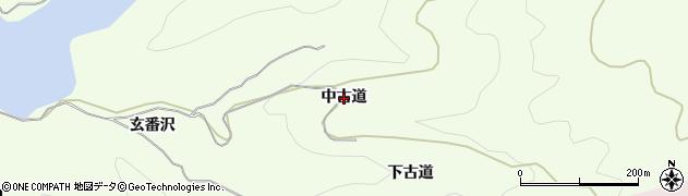 秋田県由利本荘市土谷（中古道）周辺の地図
