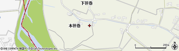 秋田県仙北郡美郷町金沢西根本笹巻60周辺の地図