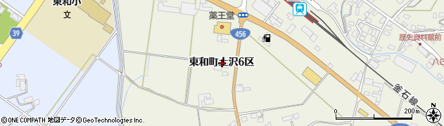 岩手県花巻市東和町土沢６区周辺の地図