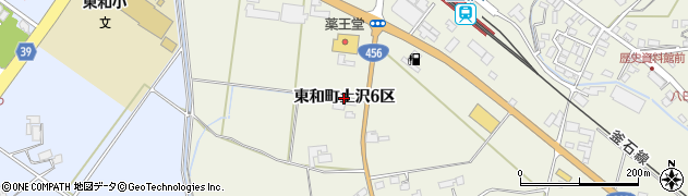 岩手県花巻市東和町土沢（６区）周辺の地図